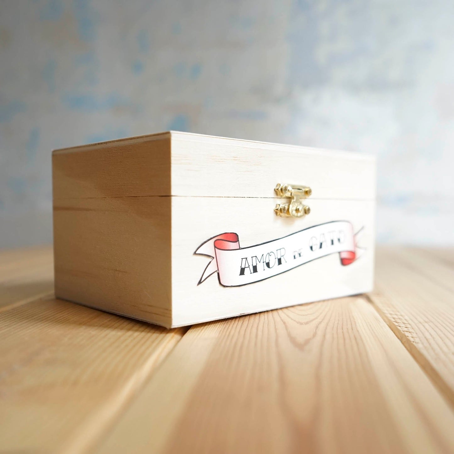 amor de gato caja funeraria para cenizas Caja Funeraria para Cenizas