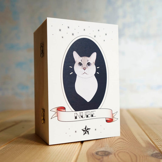 amor de gato caja funeraria para cenizas Caja Funeraria para Cenizas