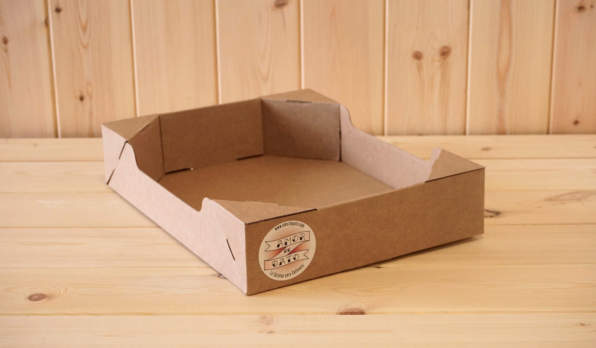 amor de gato catshop bandeja de carton crudo BANDEJAS DE ESCRITORIO
